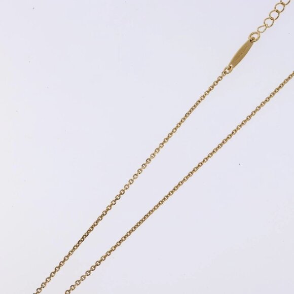 Salvatore Ferragamo Gancini Necklace metal Gold Tone Auth sw1386M - Picture 5 of 16